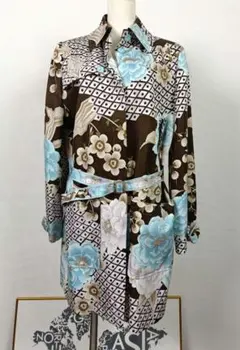 LEONARD シルクのスプリングコート【サイズ42 L相当】【極美品】のサムネイル