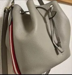 お値下げ　美品【BALLY】 ショルダーバッグ　グレイ