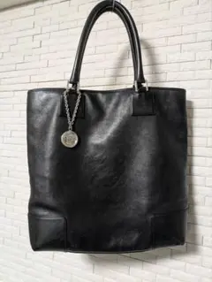 LOEWE ロエベ トートバッグ ブラック レザー アナグラム ハンドバッグのサムネイル