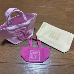 KINOKUNIYA ミニトートバッグ ポーチ 3点セット