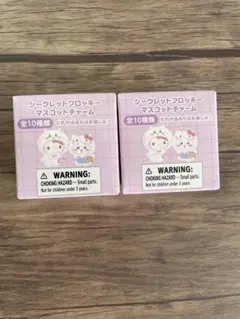 ちいかわ　サンリオ　未開封　シークレットフロッキーマスコットチャーム　2個セット