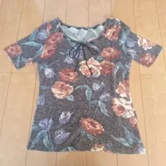 BODY D 花柄 半袖Tシャツ サイズ9