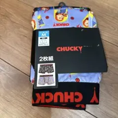 【新品タグ付き】　チャッキー　メンズ ボクサーパンツ　２枚組 M