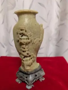 彫刻　オブジェ　古美術　　　インテリア　ストーン　花瓶