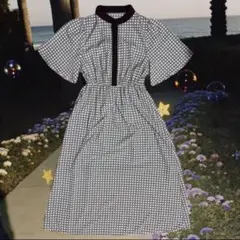 平成 森ガール フェアリーグランジ バレエコア y2k ワンピース 幾何学模様