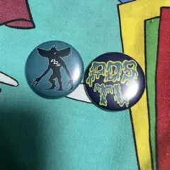 PUNK DRUNKERS 鷹の爪　缶バッチ パンクドランカーズ