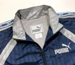90s　PUMA　プーマ　ヒットユニオン　ウインドブレーカー　160　ロゴ刺繍
