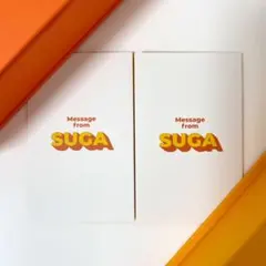 《BTS Butter ユンギ メッセージカード 2枚セット》