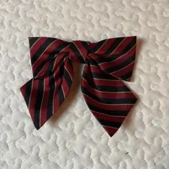 ストライプリボン 赤・黒・金