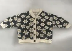 美品　バースデイ　花柄カーディガン 80