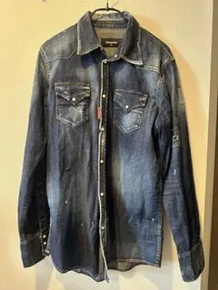 ディースクエアード/DSQUARED2 ジーンズシャツ　メンズ