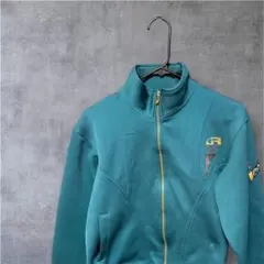 そ*ら様 90s asics ターコイズ トラックジャケット