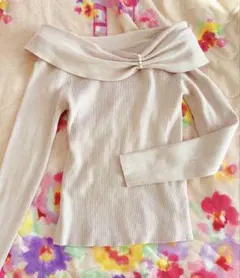 INGNI☆桜色ニットトップス