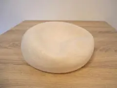 ベレー帽　白 アイボリー 毛100% 日本製