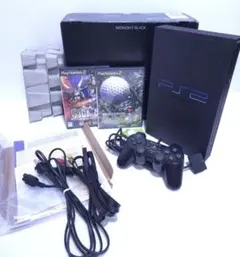 2026年最新】PlayStation 2 ミッドナイト・ブラック SCPH-50000NBの