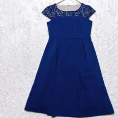 【AnySiS】エニィスィス◇膝丈 花柄レース ワンピース お呼ばれドレス M