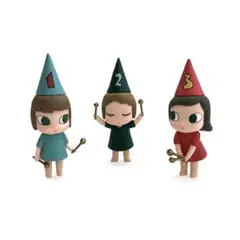 奈良美智 123 DRUMMING GIRLS フィギュア3体セット 新品未開封 新商品】奈良美智 フィギュア [ドラミング・ガール123 (123