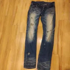 GOSTAR DE FUGA ダメージ加工デニムパンツのサムネイル