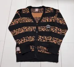 101.キッズ　BABY DOLL レオパード柄カーディガン130cm