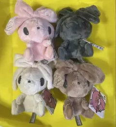 汎用うさぎ ぬいぐるみマスコット 4種 ラウンドワン - メルカリ