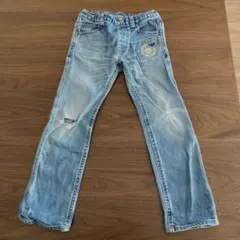 ミキハウス　ブラックベアー　デニムパンツ ジーンズ　120サイズ