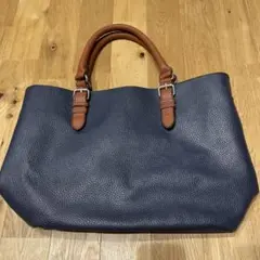 KOBE BAG MANIA トートバッグ　ネイビー