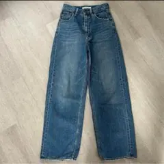 AZUL BY MOUSSY パンツ　ハイウエストワイドデニム
