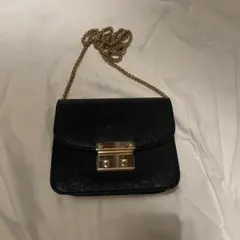 ミニチェーンバッグ ブラック