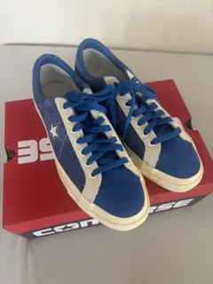 CONVERSE ONE STAR スエード 青 27.0cm