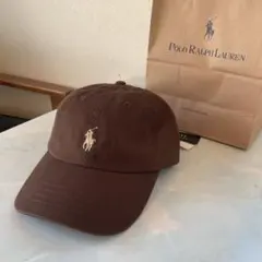 ✴︎最終値下げ✴︎希少新品PoloRalphLauren ブラウン コットンキャップ