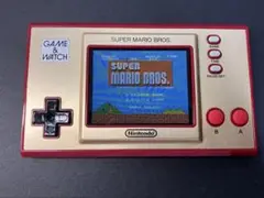 美品！GAME&WATCH スーパマリオブラザーズ HXA-001 動作確認