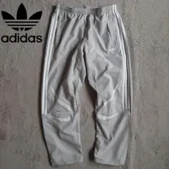 新品 アディダスオリジナルス トラックパンツ グレー ホワイト XL 刺繍