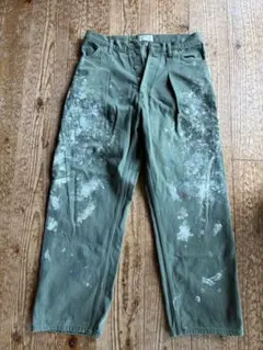 HERILL ペイント加工 ワークパンツのサムネイル