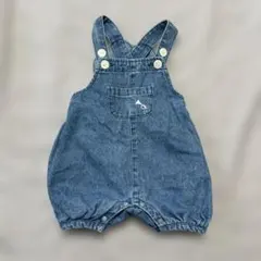 コトリ デニムサロペット 男女兼用 80 オーバーオール