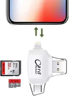 sdカードリーダー スマホ パソコン データ保存 高速転送