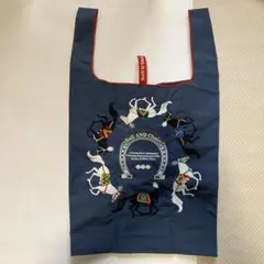 ボールアンドチェーン　馬　ネイビー　エコバッグ