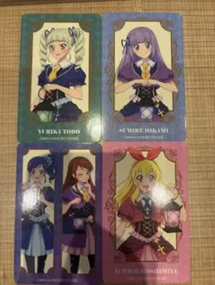 アイカツ　アトレ秋葉原　購入特典　オリジナルカード　紫吹蘭　藤堂ユリカ