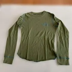 THE NORTH FACE 長袖Tシャツ S オリーブグリーン