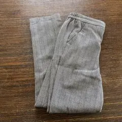 GU チェック柄スラックス