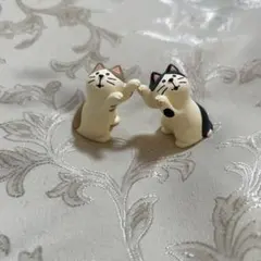 コンコンブル デコレ　つめとぎ猫茶トラ&ハチワレ