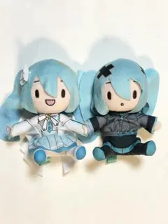 プロセカ　壊れたセカイと歌えないミク　ふわぷちミニぬいぐるみ　初音ミク 2点　②