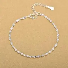 ブレスレット アンクレット S925 シルバー ツイスト #C609-20