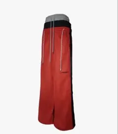 theredthread layered track pants red - メルカリ