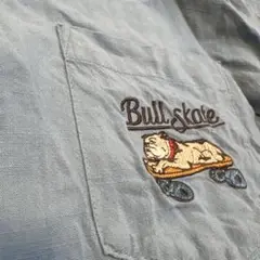 Bull Skate ワークシャツ M 青