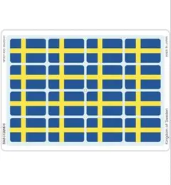 【BABICARE】SWEDENスウェーデン 国旗 シール/ステッカー