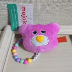 mojojojo ビーズチェーン付きフェイスマスコット3 ピンクくま