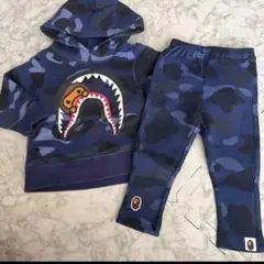 bape kids パーカー レギンス セット