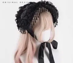 ワンピース ハーフボンネット アクセサリーつき Angelic Pretty ハーフボンネット付きワンピース ワインレッド