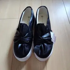 タグ付き未使用‼️SEA BLUE ブラック リボンスリッポン M