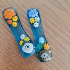 ヴェネチアングラス ミルフィオリ 皿 江波冨士子 飯塚亜裕子 松浦コータロー ヴェネチアングラス ミルフィオリ 皿 江波冨士子 飯塚亜裕子